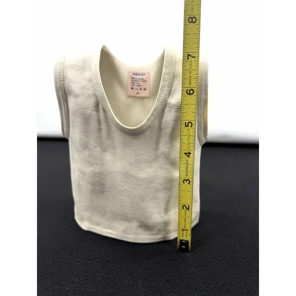 Vintage Michael Harvey Canada Off White Ceramic Art Tank Top Sculpture Vase